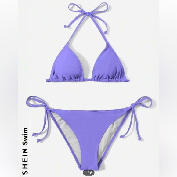 SHEIN bikini | purple | size small (US 4) - Picture 3 of 3